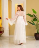 ⁦طقم نوم ساتان تول كم كشكش ستراس⁩ - الصورة ⁦6⁩