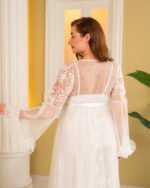 ⁦طقم نوم ساتان تول كم كشكش ستراس⁩ - الصورة ⁦5⁩